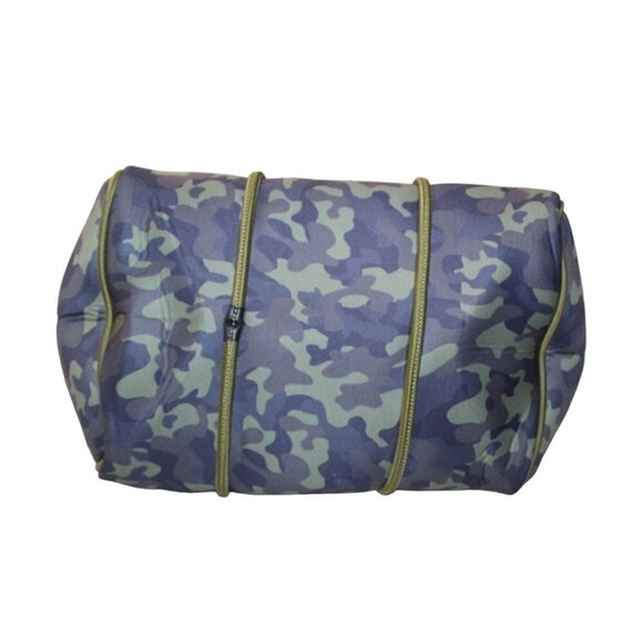 Taylor Gray Carell Large Neoprene Camo green & grey Tote Pink and purple stripes - Picture 9 of 12